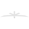 Ekena Millwork Alberta Architectural Grade PVC Gable Bracket, 96"W x 20"H x 4"D x 4"F, 5/12 Pitch GBP096X20X0404ALB00 - alternate 2